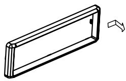 CLARION CZ301E - Disassemble trim ring - 1