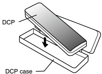 CLARION CZ301E - Storing the DCP in the DCP Case - 1