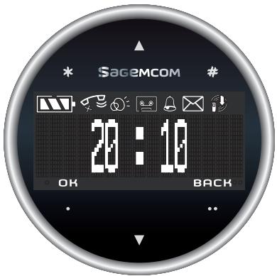 SAGEMCOM BLACK SIXTY - L'écran de contrôle - 1