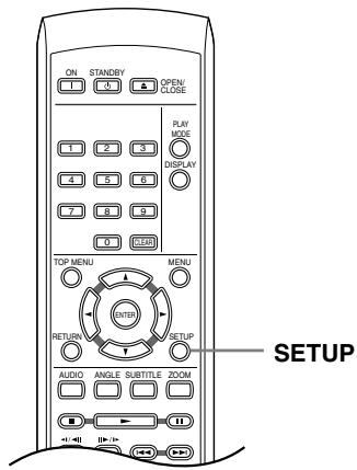 ONKYO DV-SP303 - Setting the language of this player's on-screen displays - 1