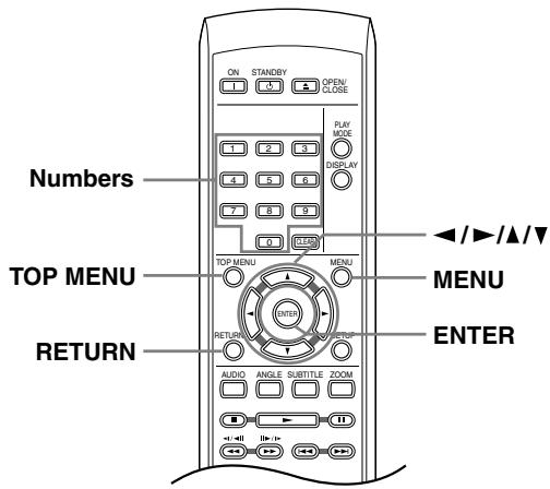 ONKYO DV-SP303 - DVD-Video disc menus - 1