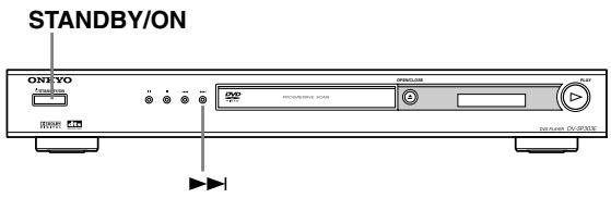 ONKYO DV-SP303 - Setting the TV system - 1