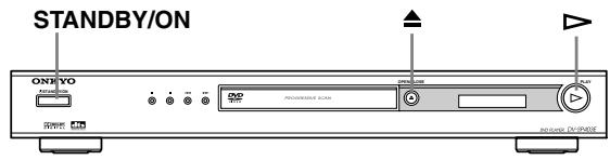 ONKYO DV-SP303E - Playing discs - 1