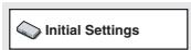 ONKYO DV-SP303E - Press SETUP and select "Initial Settings". - 1