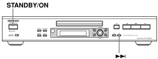 ONKYO DV-SP402E - Setting the TV system - 1