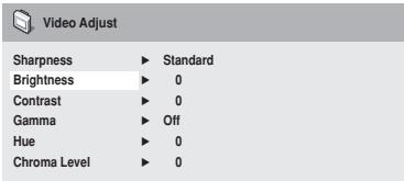 ONKYO DV-SP402E - Video Adjust menu - 5