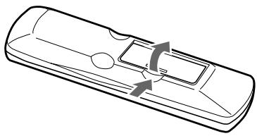 ONKYO DV-SP404E - Installing the Batteries - 1