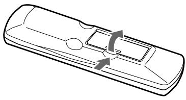 ONKYO DV-SP502E - Installing the Batteries - 1