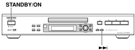 ONKYO DV-SP502E - Setting the TV system (Not North American model) - 1