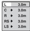 ONKYO DV-SP503E - Use the ▲/▼ (cursor up/down) to select a speaker. - 2
