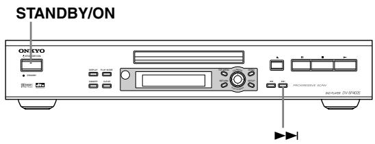 ONKYO DV-SP503E - Setting the TV system (Not North American model) - 1