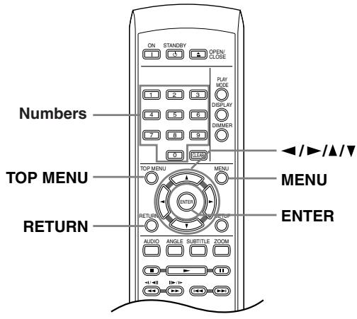 ONKYO DV-SP503E - DVD disc menus - 1