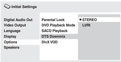 ONKYO DV-SP503E - Default setting: STEREO - 1
