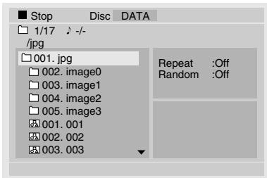 ONKYO DV-SP504 - Cargue un disco JPEG. - 1