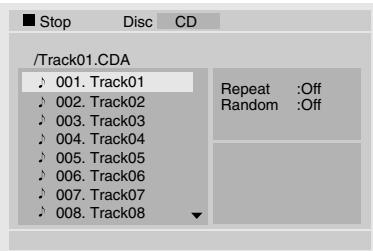ONKYO DV-SP504 - Cargue un CD de audio o un Super Audio CD. - 1
