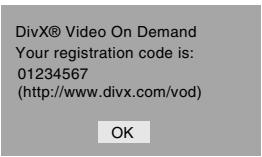 ONKYO DV-SP504 - DivX® Registration - 1
