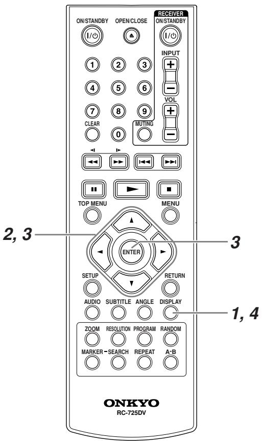 ONKYO DV-SP406 - Adjust the others settings - 2