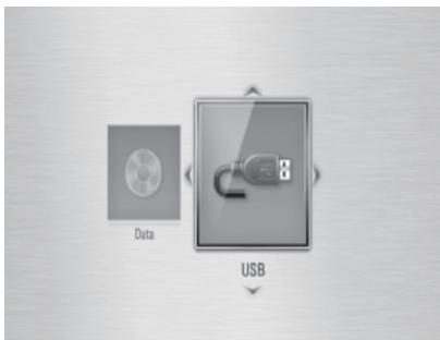 ONKYO BD-SP308 - Press HOME (衆). - 2