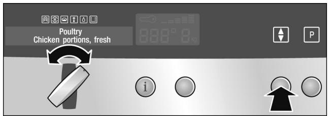 NEFF C47D42S0GB - Selecting the programme - 1