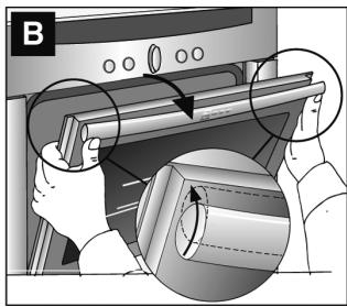 NEFF C49C62N0 - Removing the appliance door - 2