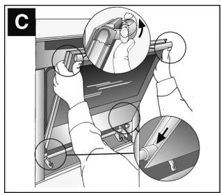 NEFF C49C62N0 - Fitting the appliance door - 1