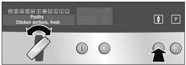 NEFF C49C62N0 - Selecting the programme - 1