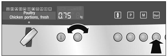 NEFF C49C62N0 - Setting the weight - 1