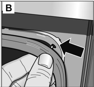 NEFF U15E42S0GB - Replacing the door seal - 2