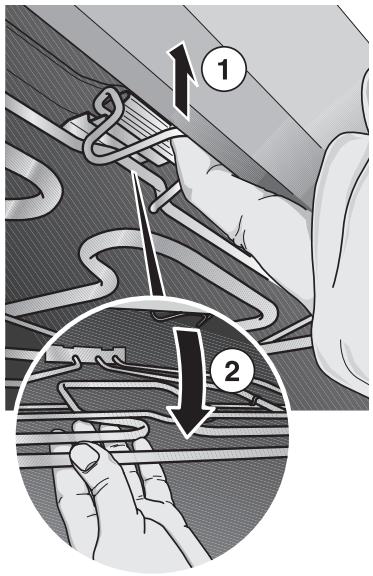 NEFF B1664A0 - Lowering the heating element - 1