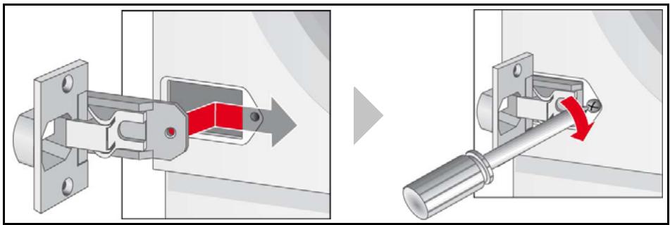NEFF V6540X0EU - Fitting the door hinges to the washer-dryer - 1