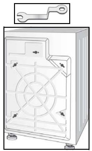 NEFF V6540X0EU - Removing the transport safety bolts - 1