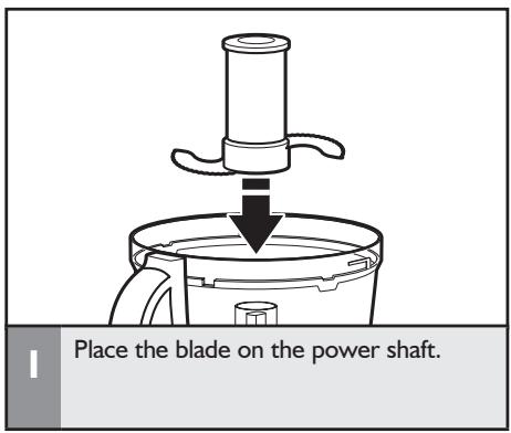 KITCHENAID 5KFP1644EER,  ARTISAN 5KFP1644EER,  ARTISAN 5KFP1644EMS - Installing/removing the multipurpose blade - 1