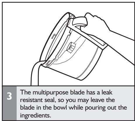 KITCHENAID 5KFP1644EER,  ARTISAN 5KFP1644EER,  ARTISAN 5KFP1644EMS - Installing/removing the multipurpose blade - 4