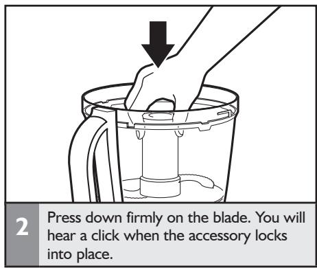 KITCHENAID 5KFP1644EER,  ARTISAN 5KFP1644EER,  ARTISAN 5KFP1644EMS - Installing/removing the multipurpose blade - 2