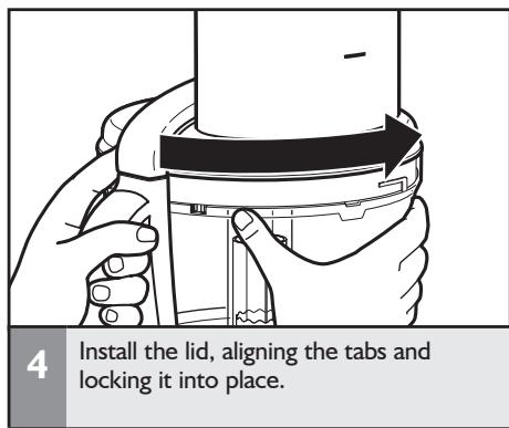 KITCHENAID 5KFP1644EER,  ARTISAN 5KFP1644EER,  ARTISAN 5KFP1644EMS - Installing/removing the prep bowl - 4