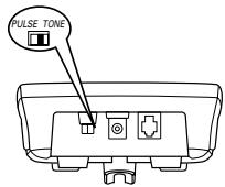 SANYO CLT-9930 - Setting the Dialing Mode Switch - 1