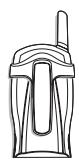 SANYO CLT-9935 - Belt clip installation - 1