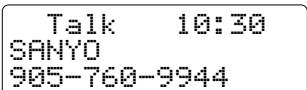 SANYO CLT-9960 - Using Caller ID on Call Waiting service - 2