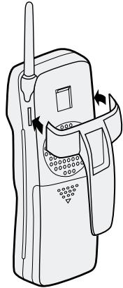SANYO CLT-9960 - To attach the belt clip - 1