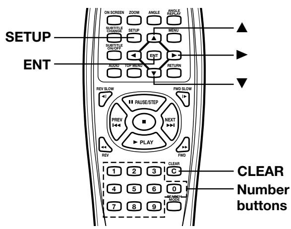SANYO DVDSL33 - Setting Parental - 6
