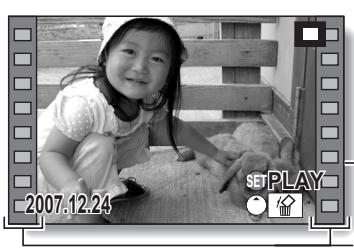 SANYO VPC-HD1000 - Toggle the SET button to the left or right to display the image you wish to play back. - 1