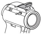SANYO VPC-HD1000 - Press the 5 button to open the flash unit. - 1