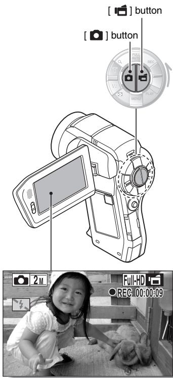 SANYO VPC-HD1000 - SHOOT A STILL IMAGE WHILE RECORDING A VIDEO CLIP - 1