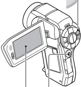 SANYO VPC-HD1000 - Toggle the SET button to the left or right to display the image you wish to see. - 1
