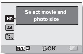 SANYO VPC-HD1000 - Press the MENU button. - 2
