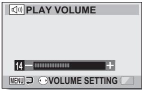 SANYO VPC-HD1000 - Toggle the SET button to the left or right to set the volume, and press the SET button. - 1