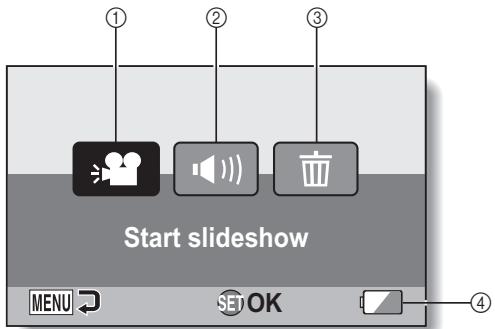 SANYO VPC-HD1000 - SIMPLE Mode Playback Menu - 1