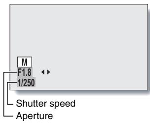 SANYO VPC-HD1000 - Select the desired icon from the exposure menu, and press the SET button. - 1