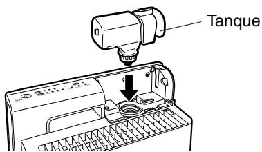 SANYO ABC-VW24A - Afloje la tapa del tanque y llene el tanque con agua del grifo. - 2