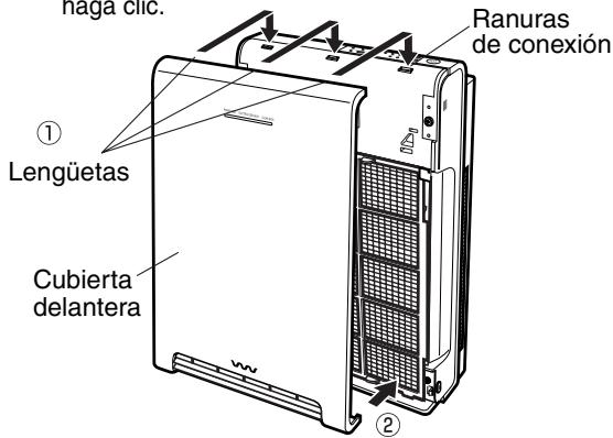 SANYO ABC-VW24A - Coloque la cubierta delantera. - 1